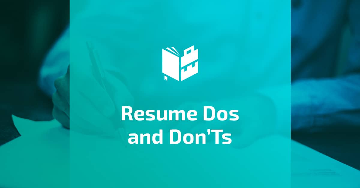 Resume Dos And Don Ts What To Include And What To Omit   218 Resume Dos And DonTs 