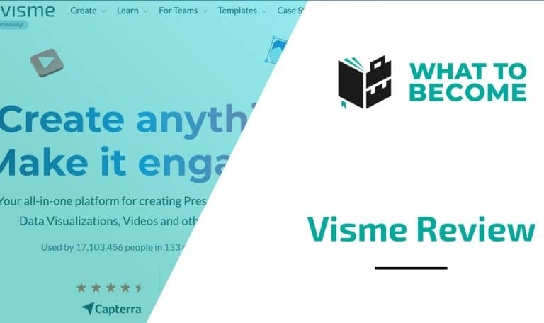 Visme Review Featured Image