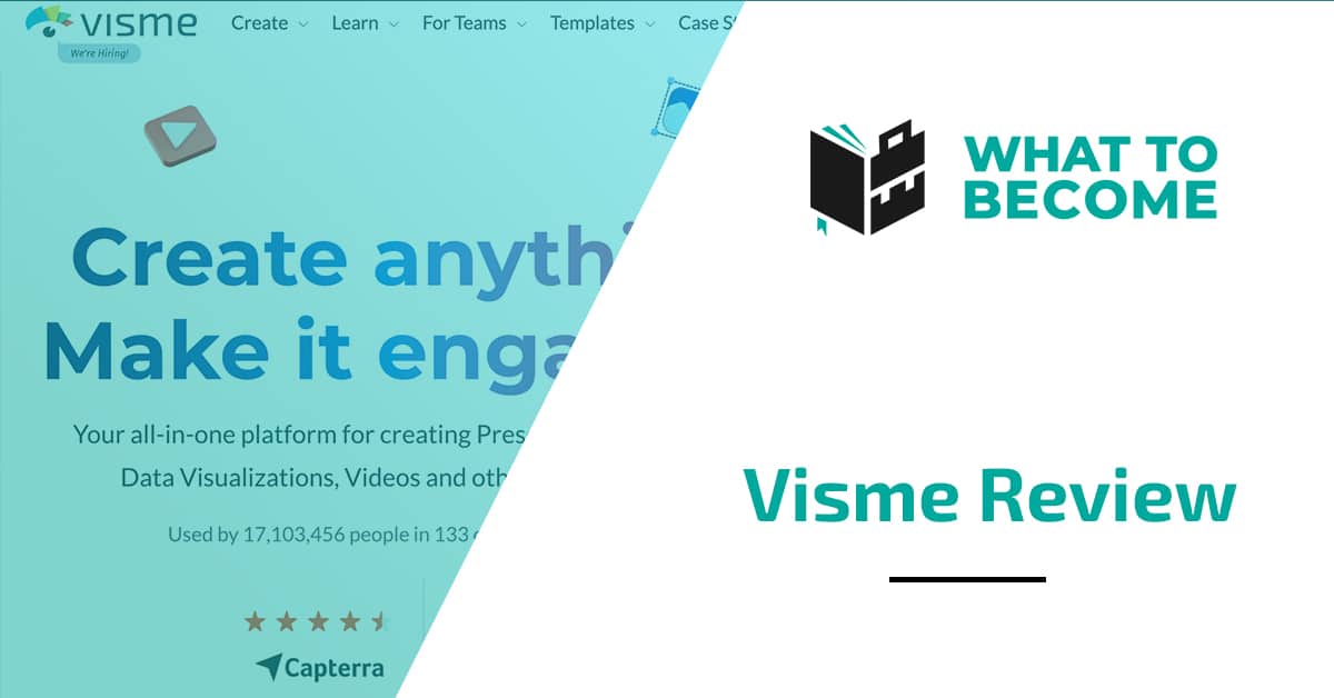 Visme Review Featured Image